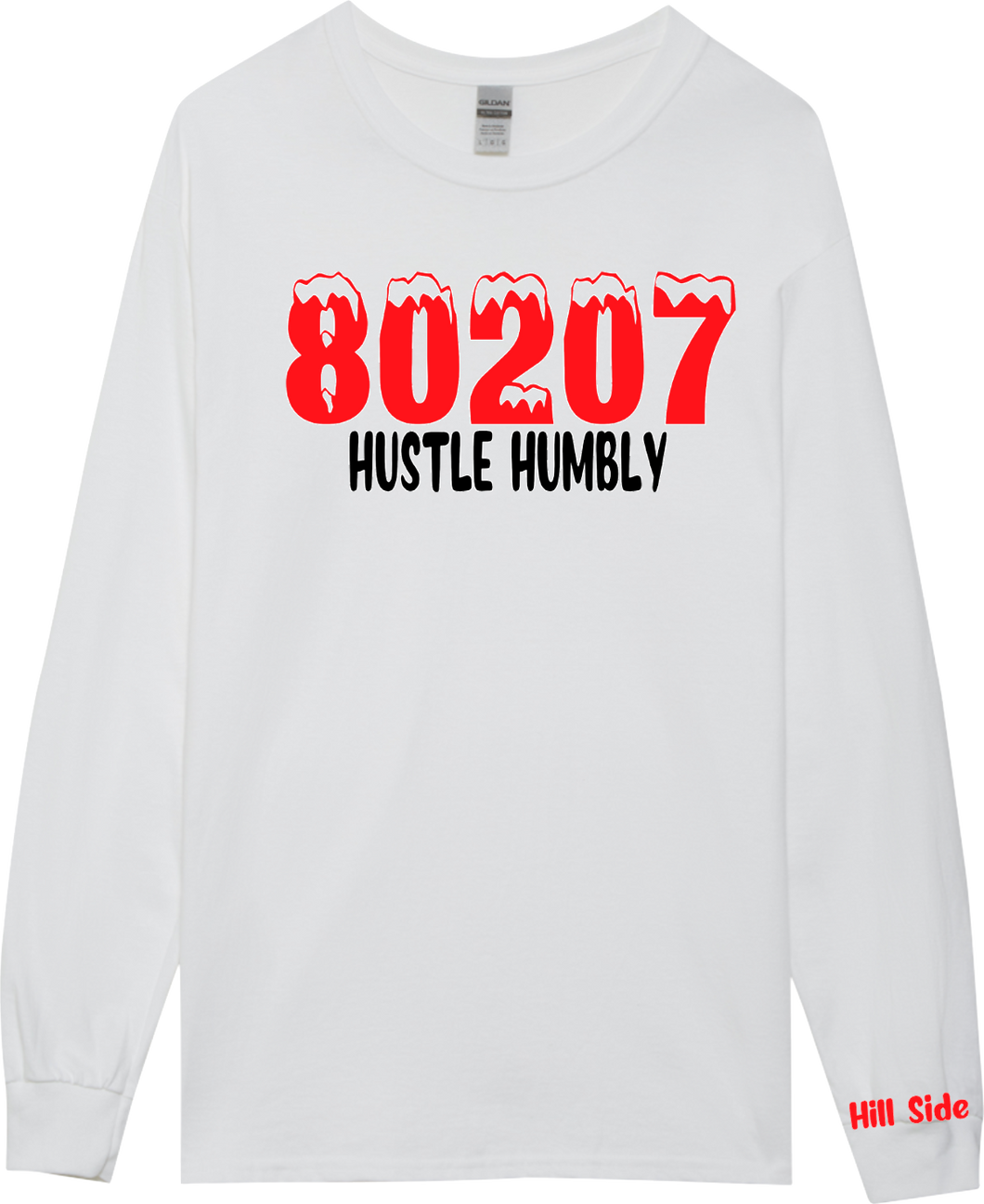 Hustle Humbly  Mountain Top Long Sleeve Shirt