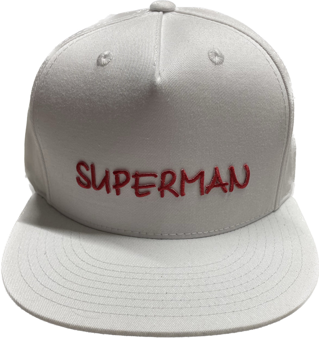 Superman White and Red Snap Back