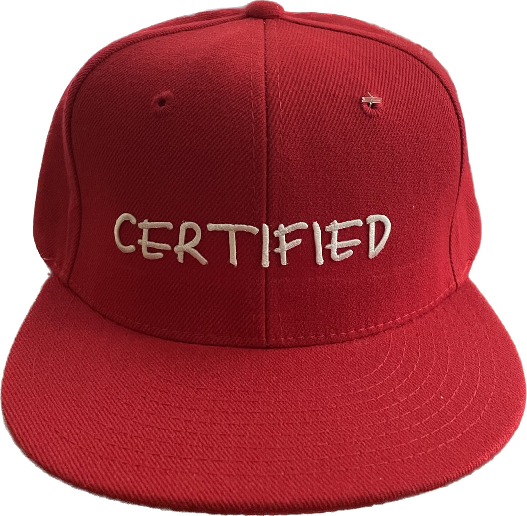 Red Certified Snap Back Hat